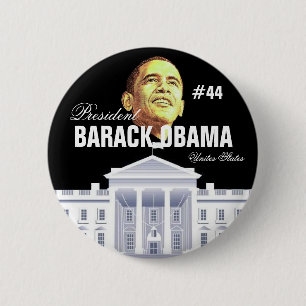 Badge Rond 5 Cm Le Président Barack Obama