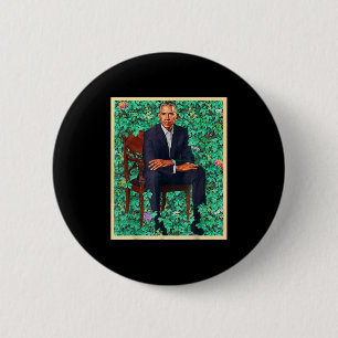 Badge Rond 5 Cm Le président Barack Obama 2028 Portrait Patriotiqu