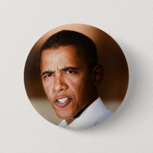 Badge Rond 5 Cm Le Président Barack Obama boutonne des goupilles