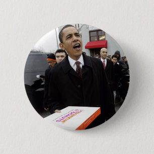Badge Rond 5 Cm Le Président Barack Obama boutonne des goupilles
