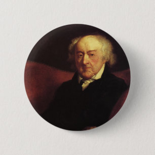 Badge Rond 5 Cm Le Président John Admas