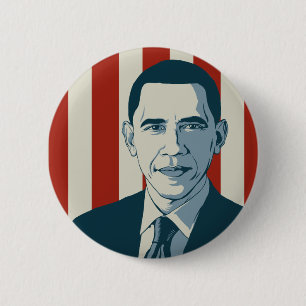 Badge Rond 5 Cm Le Président Obama