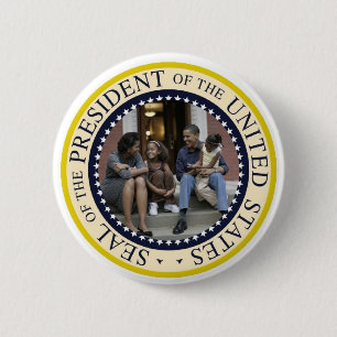 Badge Rond 5 Cm Le Président Obama Commemorative Button