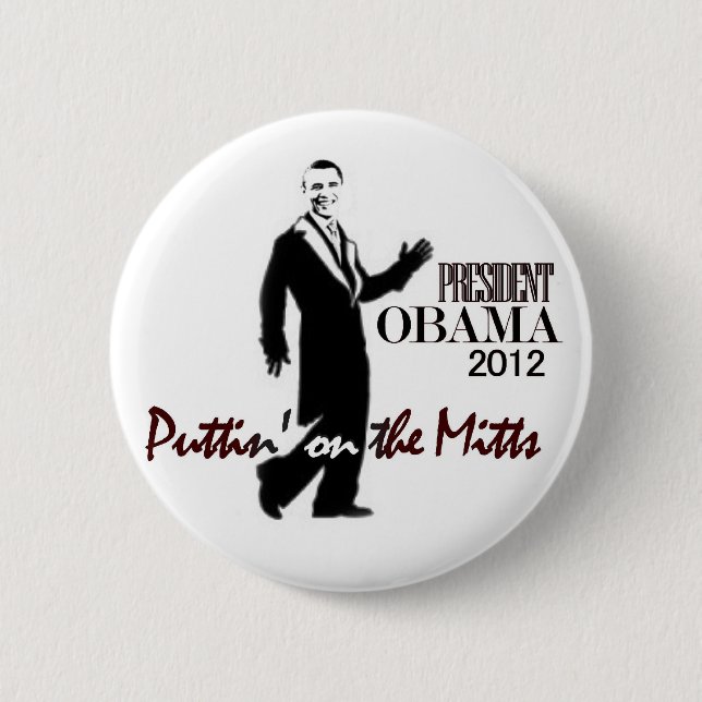 Badge Rond 5 Cm Le Président Obama devient luxueux (Devant)