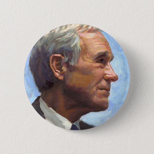 Badge Rond 5 Cm Le Président Ron Paul (Devant)