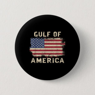 Badge Rond 5 Cm Le Président Trump 2025 Du Golfe Des États-Unis _1