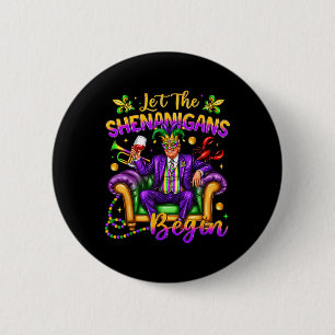 Badge Rond 5 Cm Le Président Trump Mardi Gras Drôle Laisser Shenan