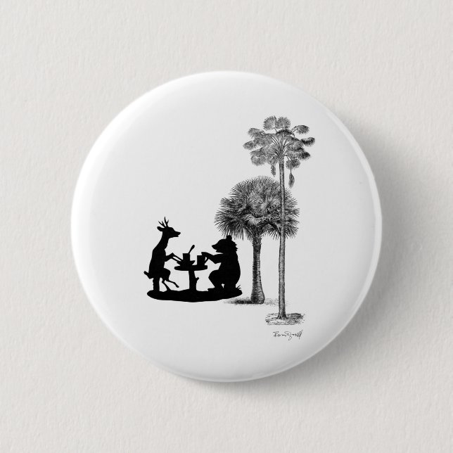 Badge Rond 5 Cm Le problème avec des ours (Devant)