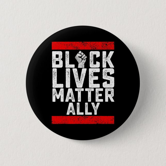 Badge Rond 5 Cm Le problème de la vie noire (Devant)