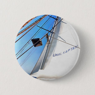 Badge Rond 5 Cm Le Réaliste Ajuste Les Voiles Art Nautique