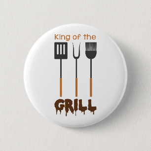Badge Rond 5 Cm Le Roi Of Grill