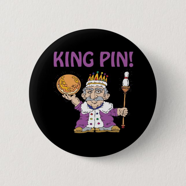 Badge Rond 5 Cm Le Roi Pin (Devant)
