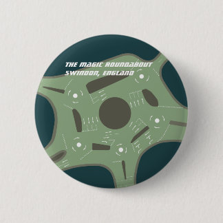 Badge Rond 5 Cm Le rond point magique, Swindon, Angleterre