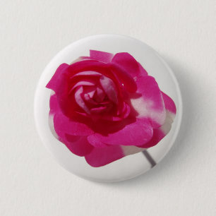 Badge Rond 5 Cm Le Rose parfait pour les ordinateurs portables