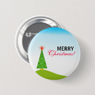 Badge Rond 5 Cm Le Sapin