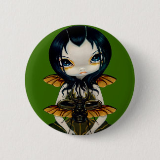 Badge Rond 5 Cm Le "scarabée s'envole" le bouton