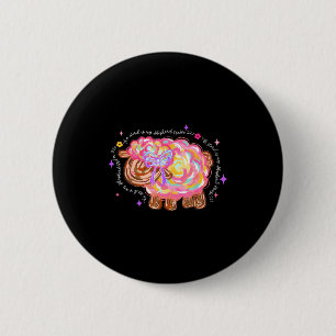 Badge Rond 5 Cm Le Seigneur Est Mon Berger Verset Biblique Chrétie