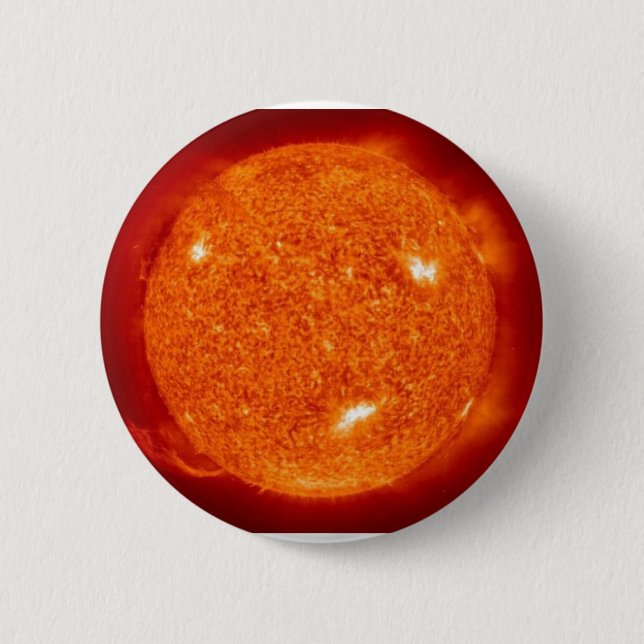 Badge Rond 5 Cm le soleil (Devant)