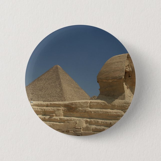 Badge Rond 5 Cm Le sphinx (Devant)