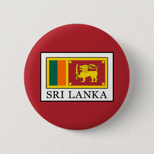 Badge Rond 5 Cm Le Sri Lanka