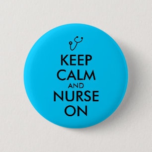 Badge Rond 5 Cm Le stéthoscope de cadeau d'infirmière gardent le