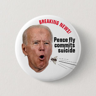 Badge Rond 5 Cm Le suicide de Pence fly