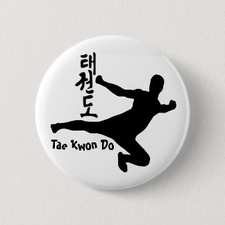 Badge Rond 5 Cm Le Taekwondo