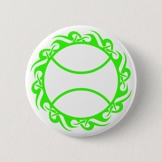 Badge Rond 5 Cm le tennis. tribal. (Devant)