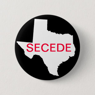 Badge Rond 5 Cm Le Texas font cécession le bouton