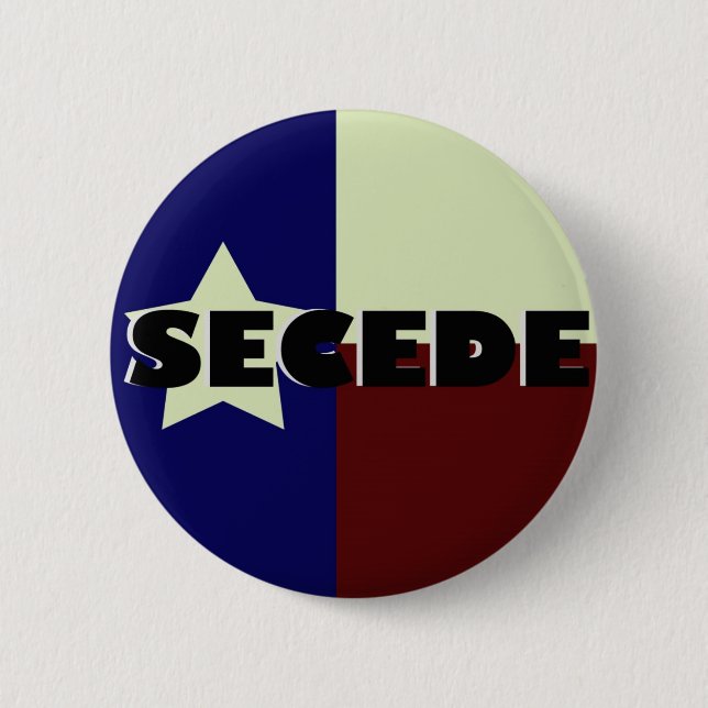 BADGE ROND 5 CM LE TEXAS FONT CÉCESSION LE BOUTON (Devant)