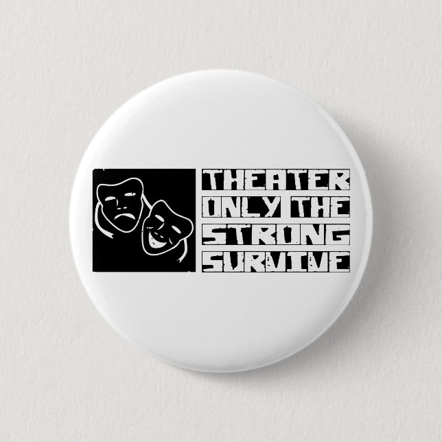 Badge Rond 5 Cm Le théâtre survivent (Devant)
