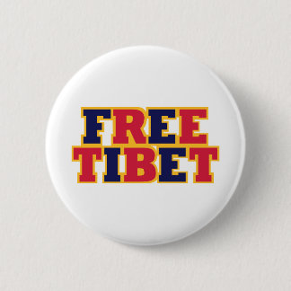Badge Rond 5 Cm Le Thibet libre