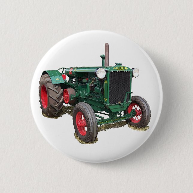 Badge Rond 5 Cm Le tracteur Huber HK (Devant)