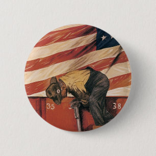 Badge Rond 5 Cm Le travail d'équipe gagne