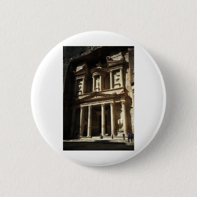 Badge Rond 5 Cm Le Trésor, Petra (Devant)