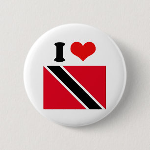 Badge Rond 5 Cm Le Trinidad-et-Tobago