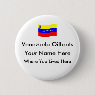 Badge Rond 5 Cm Le Venezuela Oilbrats - bouton customisé