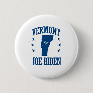 BADGE ROND 5 CM LE VERMONT POUR BIDEN