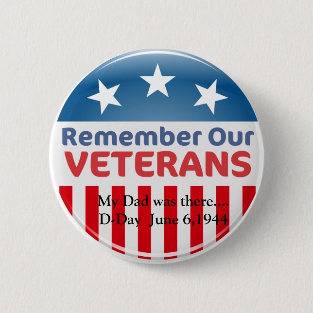 Badge Rond 5 Cm le vétérinaire 555754, mon papa était là….Le jour (Devant)