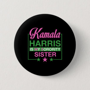 Badge Rond 5 Cm Le Vice-Président Kamala Harris Est Ma Soeur Sorci