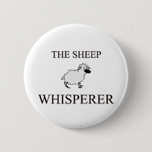 Badge Rond 5 Cm Le Whisperer de moutons