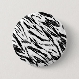 Badge Rond 5 Cm Le zèbre barre le bouton