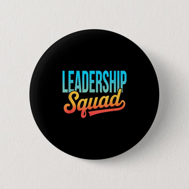 Badge Rond 5 Cm Leadership Équipe Chef Motivation de gestion (Devant)
