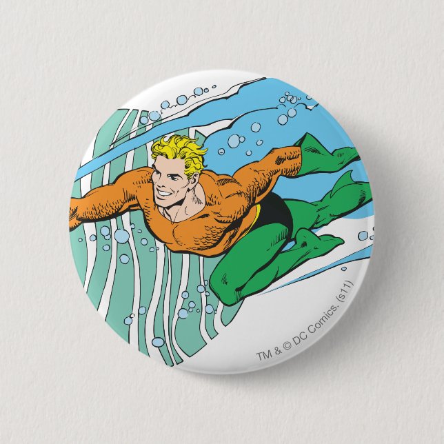 Badge Rond 5 Cm Leaps d'eau à gauche (Devant)