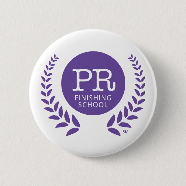 Badge Rond 5 Cm L'école de finition PR (Devant)