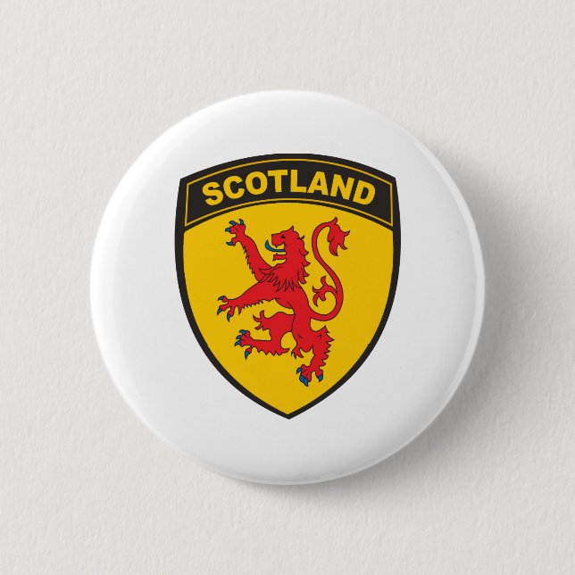 Badge Rond 5 Cm L'Ecosse (Devant)