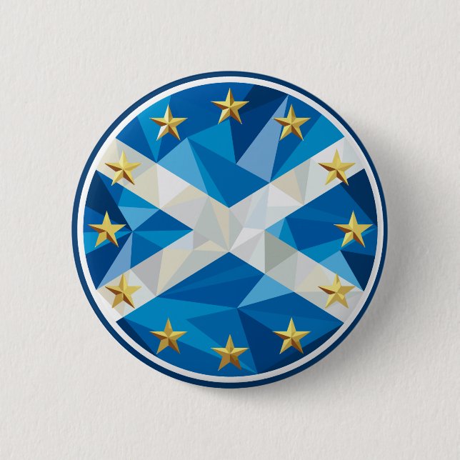 Badge Rond 5 Cm L'Ecosse dans l'insigne d'UE (Devant)