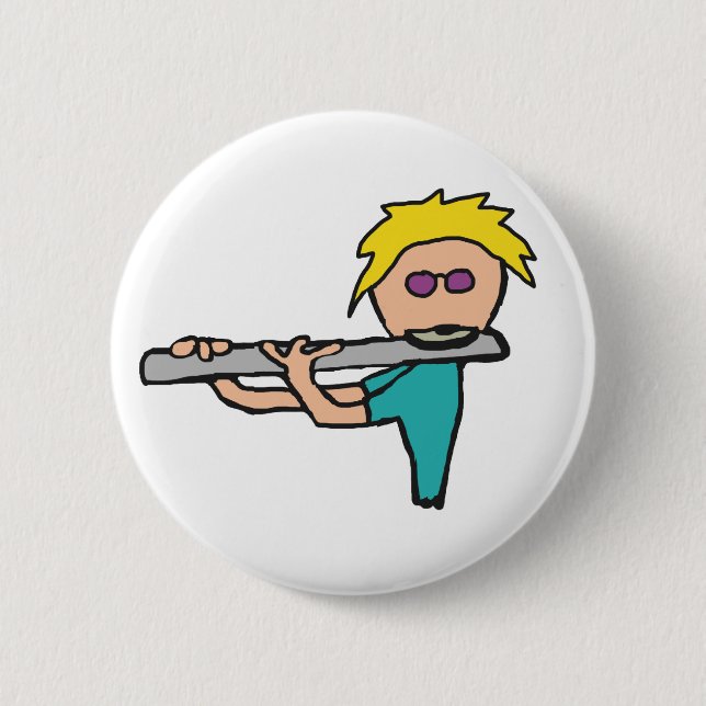 Badge Rond 5 Cm Lecteur de flux (Devant)