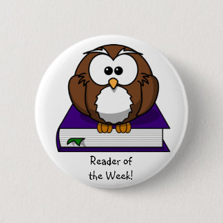 Badge Rond 5 Cm Lecteur de la semaine ! Bouton