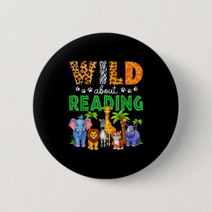 Badge Rond 5 Cm Lecteur de livres lecteur bibliothécaire amoureux
